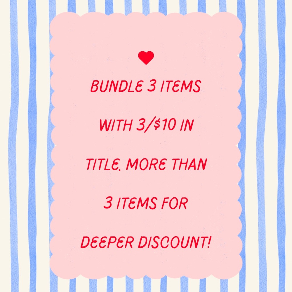 3 for $10 SALE!
